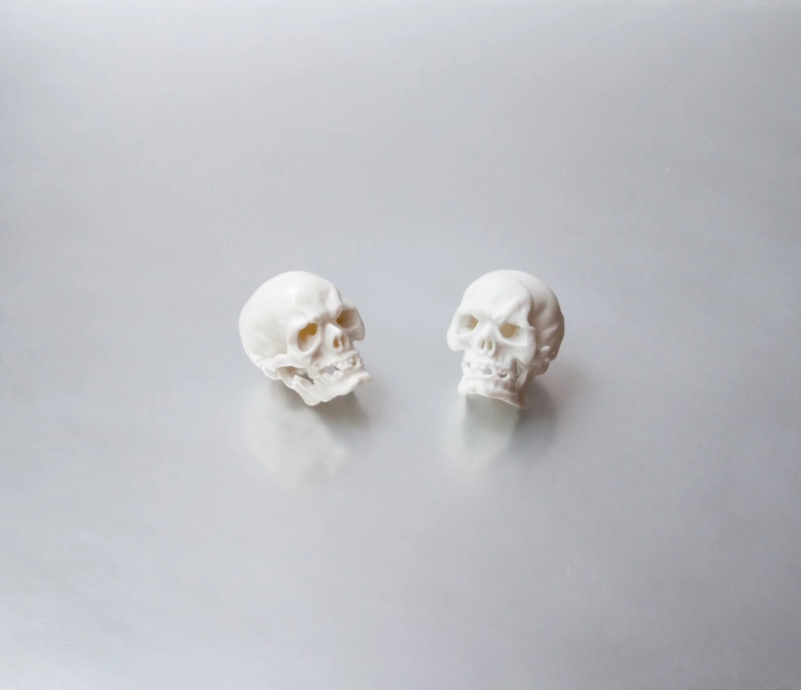 Nymphenburg Porcelain Skulls — Ted Muehling
